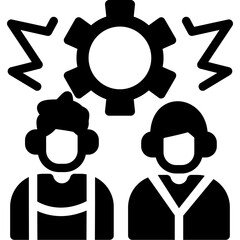 Collective Strengths Glyph Icon