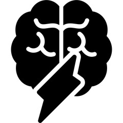 Brainstorming Glyph Icon