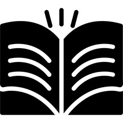 Reading Glyph Icon