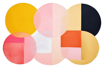 PNG Art abstract painting circle.