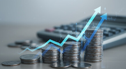 business graph showing growth