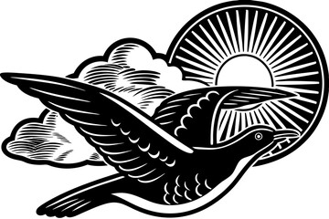 Stunning image of a wild bird in its natural habitat, showcasing the grace, color, and freedom of avian wildlife. Ideal for use in nature-themed projects, birdwatching content, environmental campaigns