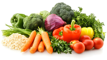 Assorted Fresh Vegetables and Herbs