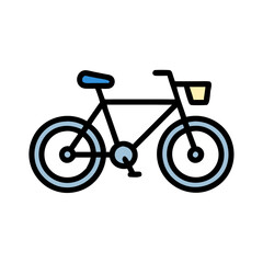 Fototapeta premium Bicycle Transport Icon Design