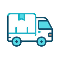 Delivery Van Icon Design