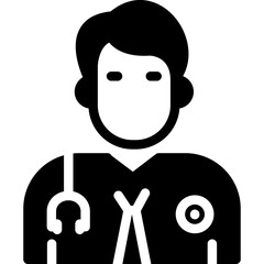 Doctor Glyph Icon