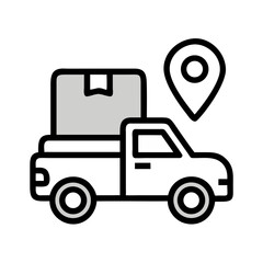 Pickup Delivery Icon Design