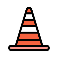 Traffic Cone Icon Design