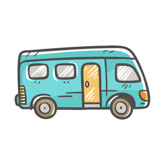 motorhome icon, motorhome vector illustration-simple illustration of motorhome, perfect for motorhome logos and icons