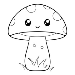 mushroom vector illustration