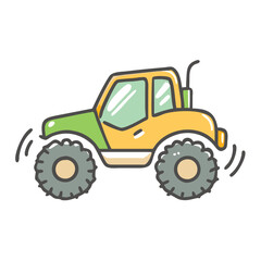 off road vehicle icon, off road vehicle vector illustration-simple illustration of off road vehicle, perfect for off road vehicle logos and icons