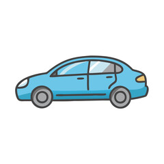 sedan icon, sedan vector illustration-simple illustration of sedan, perfect for sedan logos and icons