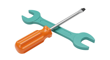 Isolated Wrench and Screwdriver