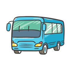 bus icon, bus vector illustration-simple illustration of bus, perfect for bus logos and icons