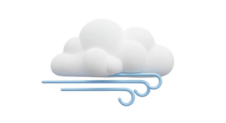 Isolated Windy Cloud