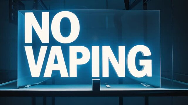 No vaping sign.