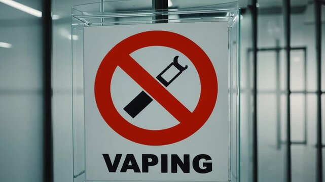No vaping sign.