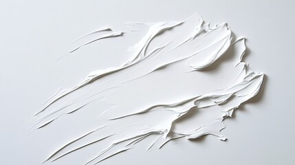 Obraz premium Artistic texture creation studio digital art minimalist close-up abstract white background