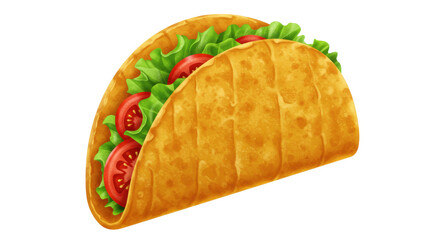 Isolated Taco