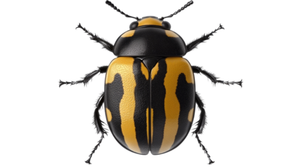 Striking Beetle: a visually stunning image of a vibrant, exotic beetle, captured in sharp detail. showcases its striking colors and intricate patterns.