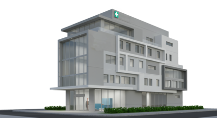 Contemporary City Clinic: A Study in Minimalist Architecture and Healthcare Design