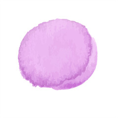 Purple colored hand painted abstract texture. Watercolor strokes design element