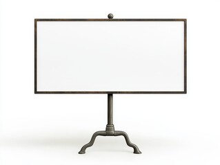 Elegant Presentation Board on a Ornate Stand Ready for Your Vision to Take Form