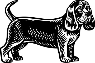 High-resolution image of a wild dog in its natural habitat, showcasing the raw energy, pack behavior, and survival instincts of this unique predator. Ideal for wildlife documentaries, educational cont