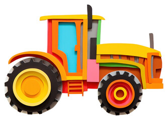 Obraz premium PNG Tractor vehicle toy