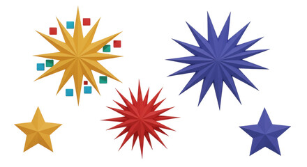 Isolated Star Decoration