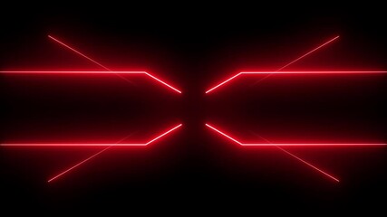A glowing neon line icon animates smoothly with vibrant colors, pulsing and tracing its shape in a loop, creating a modern, futuristic, and eye-catching visual effect.