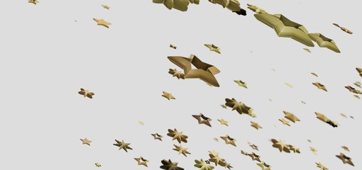 Abstract background with gold stars. Perfect for celebration, holiday, or luxury themes.