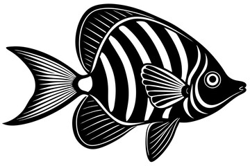 Clean and scalable fish vector illustration perfect for aquatic-themed designs, seafood branding, marine education materials, and creative digital projects. Easily editable and ideal for use in logos,