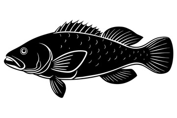 Clean and scalable fish vector illustration perfect for aquatic-themed designs, seafood branding, marine education materials, and creative digital projects. Easily editable and ideal for use in logos,