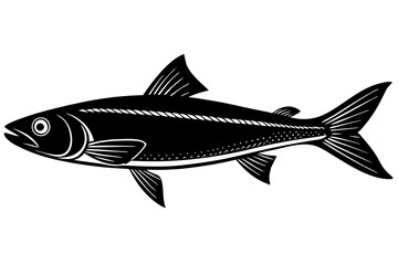 Clean and scalable fish vector illustration perfect for aquatic-themed designs, seafood branding, marine education materials, and creative digital projects. Easily editable and ideal for use in logos,