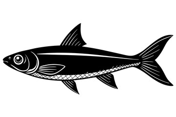 Clean and scalable fish vector illustration perfect for aquatic-themed designs, seafood branding, marine education materials, and creative digital projects. Easily editable and ideal for use in logos,
