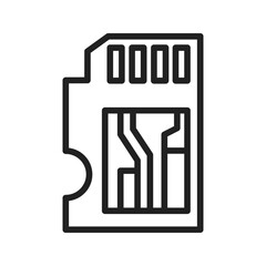 Obraz premium Microtechnology icon vector image. Suitable for mobile apps, web apps and print media.