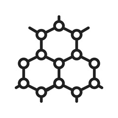 Nanotechnology icon vector image. Suitable for mobile apps, web apps and print media.