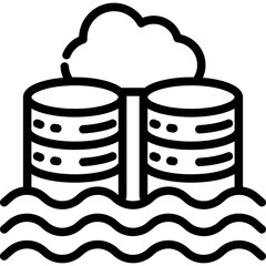 Data Lake Icon