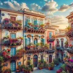 Fototapeta premium Sicilian Architecture