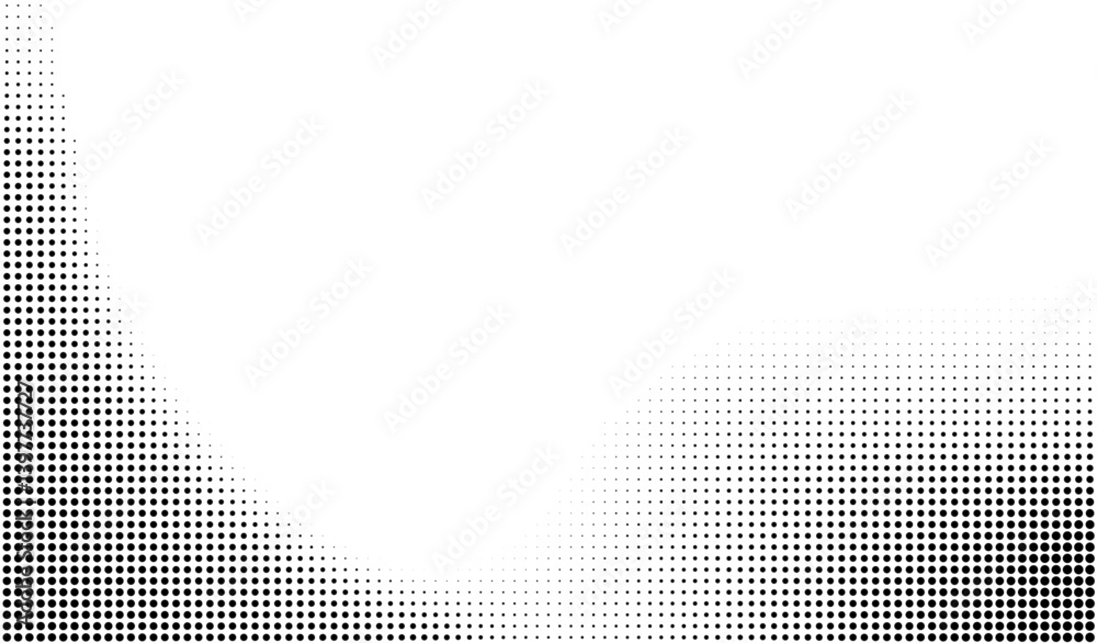 Fototapete Abstract background with halftone noise. Vector stipple pointillism texture. Sand, grain gradient pattern on transparent background.