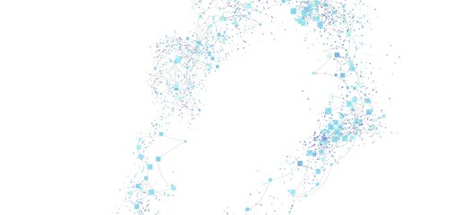 Abstract background image of a network connection.  Ideal for technology, data, and connectivity concepts.