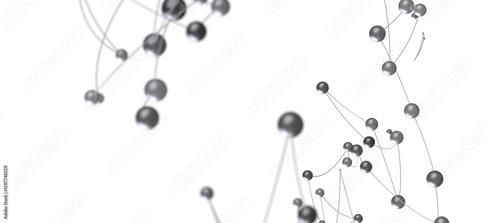 Poster stock photo of an abstract network. great for technology, connection, and communication concepts.