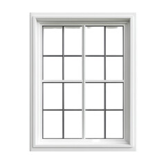 Picture Window Frame isolated on white background