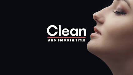 Clean and Smooth Title