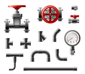 Web banner template with pipeline. Web banner