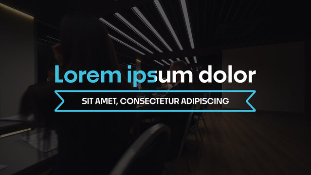 Stylish Text Animation for Corporate Training Videos