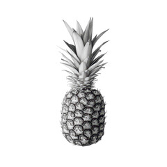 Obraz premium Pineapple isolated on white background