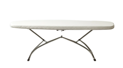 Home improvement ironing board setup indoor workspace furniture minimalist design side view organization tips