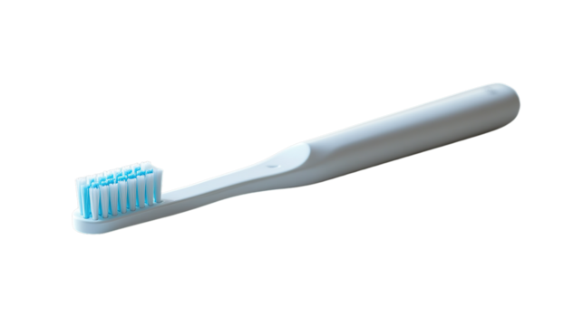 Brushing teeth action bathroom location healthcare content clean environment close-up viewpoint oral hygiene concept